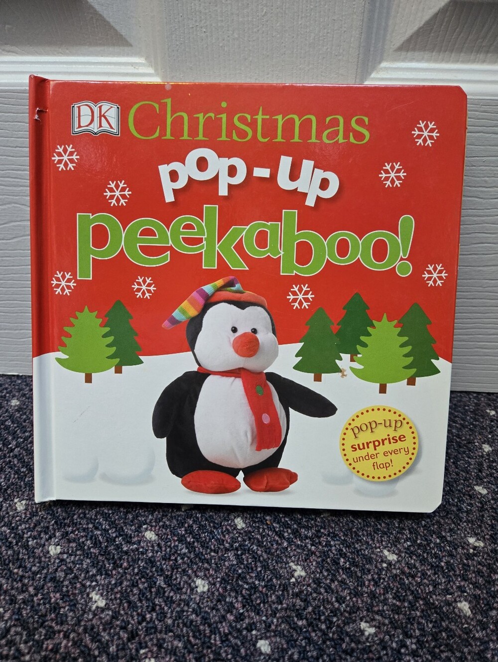 Christmas Pop-Up Peekaboo! Kids Toy Book - Red